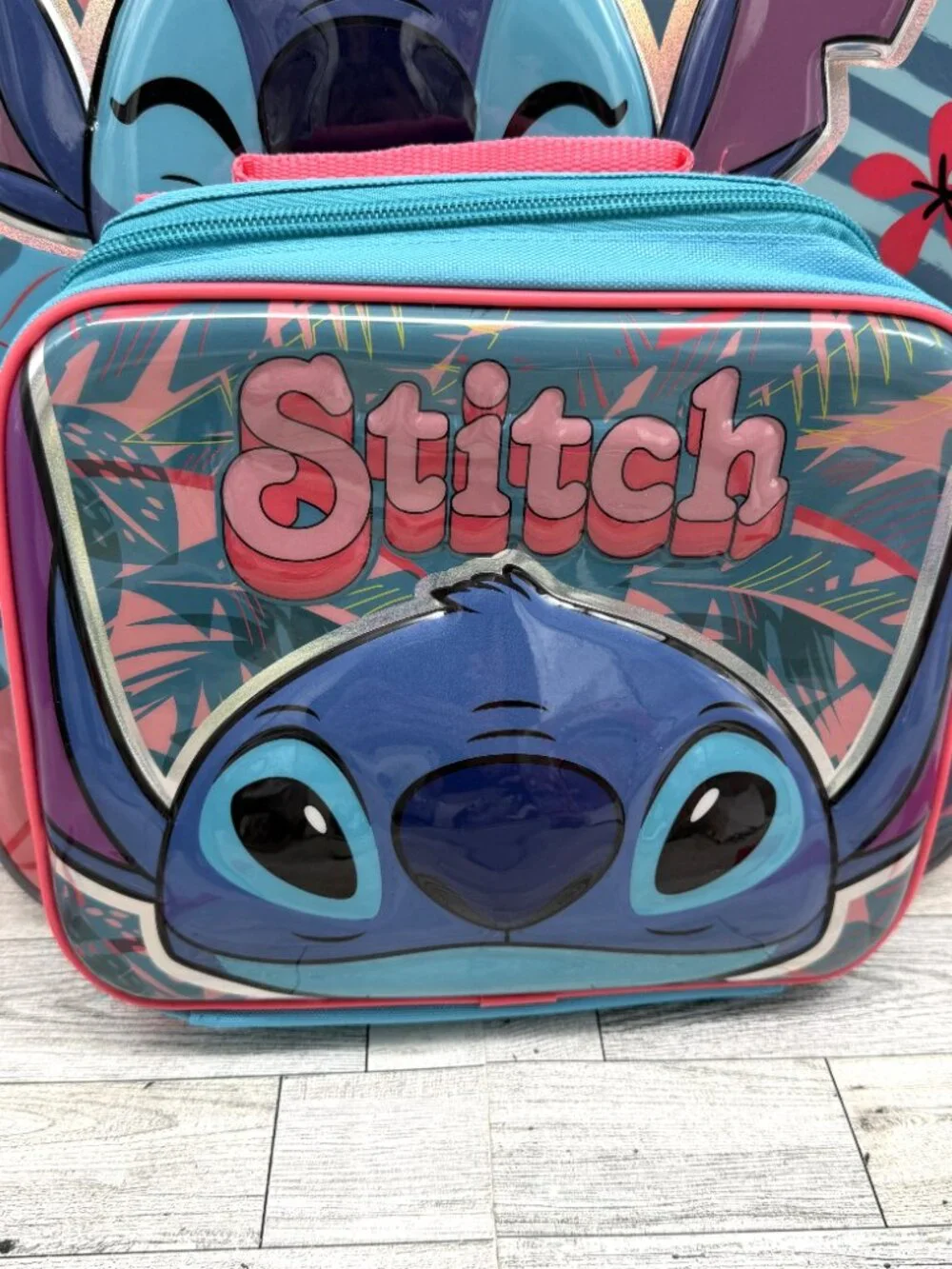 NWT Disney Stitch School Backpack/Lunch Bag Set